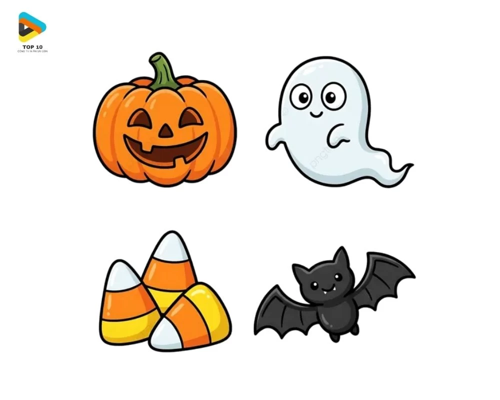 Mẫu sticker Halloween