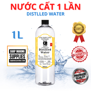 nước cất 2 lần savona distilled water for making soaop