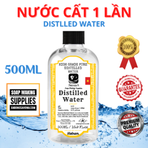 nước cất 2 lần savona distilled water for making soaop