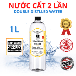 nước cất 2 lần savona distilled water for making soaop