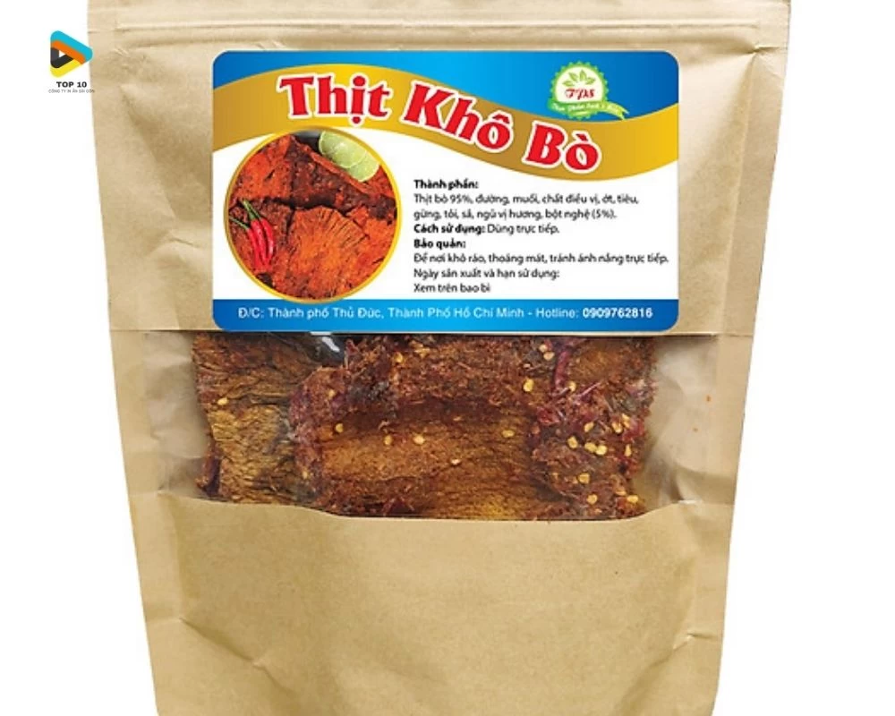 Tem Nhãn Khô Bò