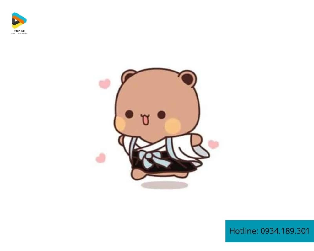 Sticker Gấu