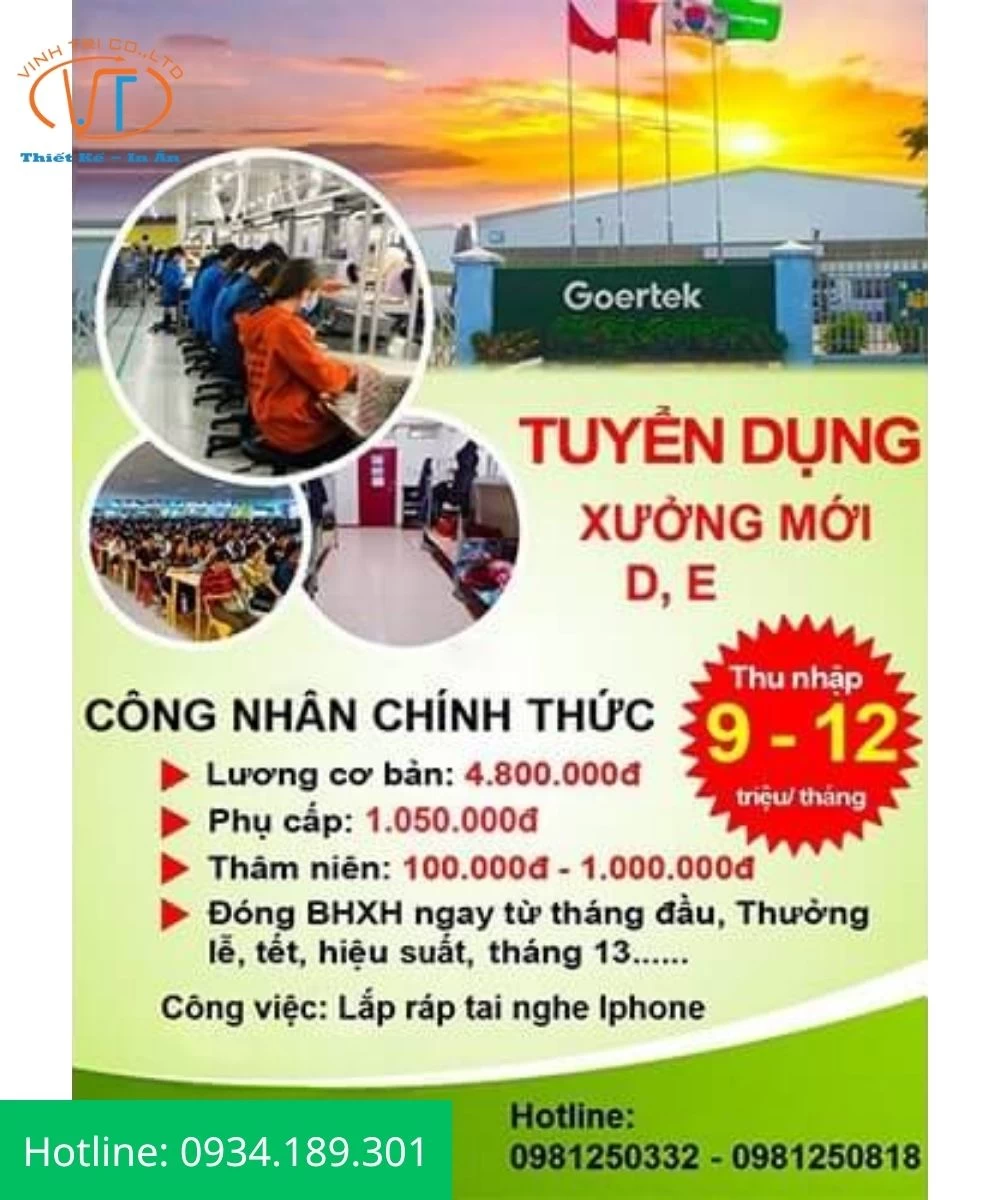 Tờ rơi tuyển dụng