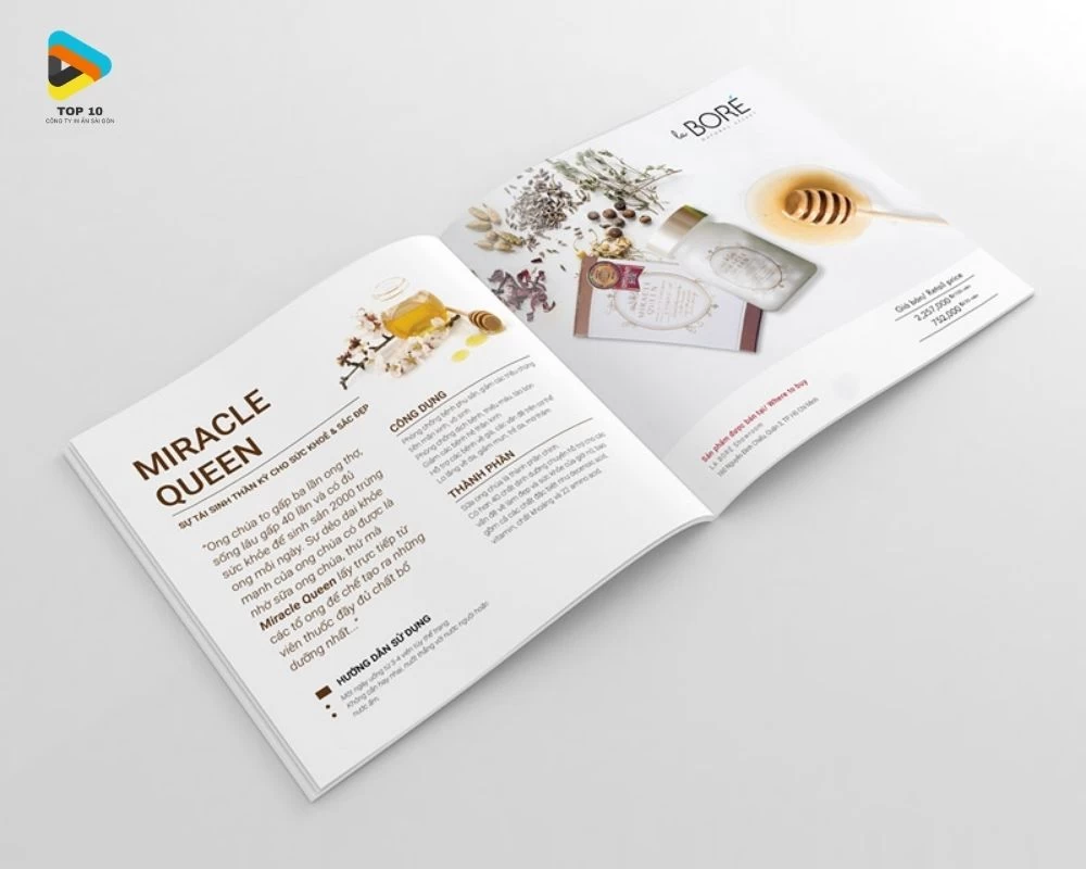 Mẫu catalogue sản phẩm cho sức khỏe & làm đẹp
